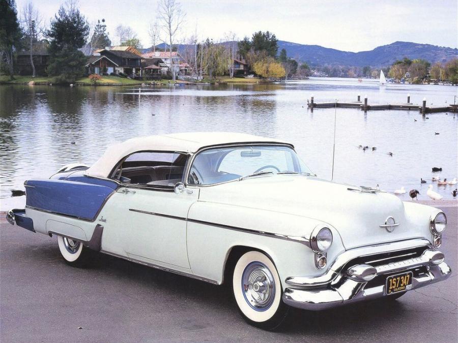  Oldsmobile 98 Fiesta Convertible 1953 года  (фото 25 из 87)